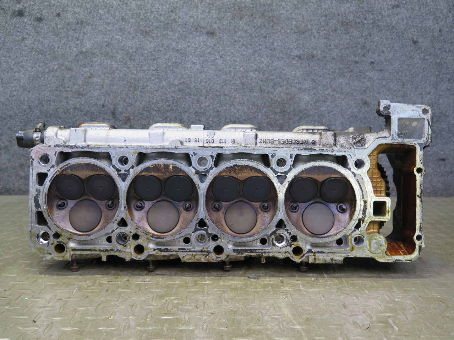 99-02 Mercedes R129 SL500 5.0L 113.961 Engine Left Cylinder Head w Camshaft OEM