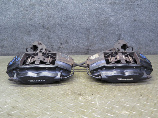 14-20 Maserati Ghibli M157 SQ4 Rear Left & Right Side Brembo Brake Caliper Set