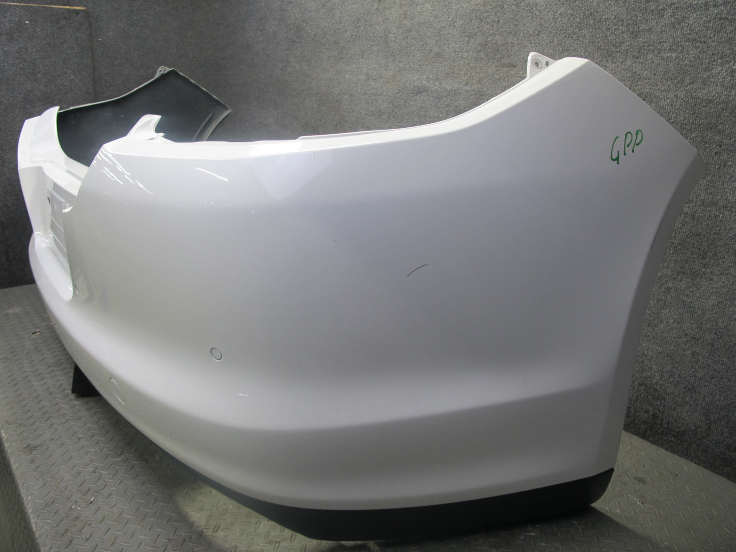2010-2013 Porsche Panamera 970 Rear Bumper Cover Panel W/ Parking Sensors White