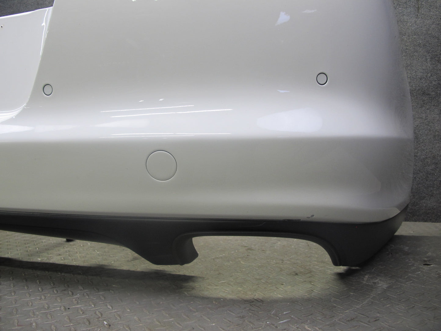 2010-2013 Porsche Panamera 970 Rear Bumper Cover Panel W/ Parking Sensors White