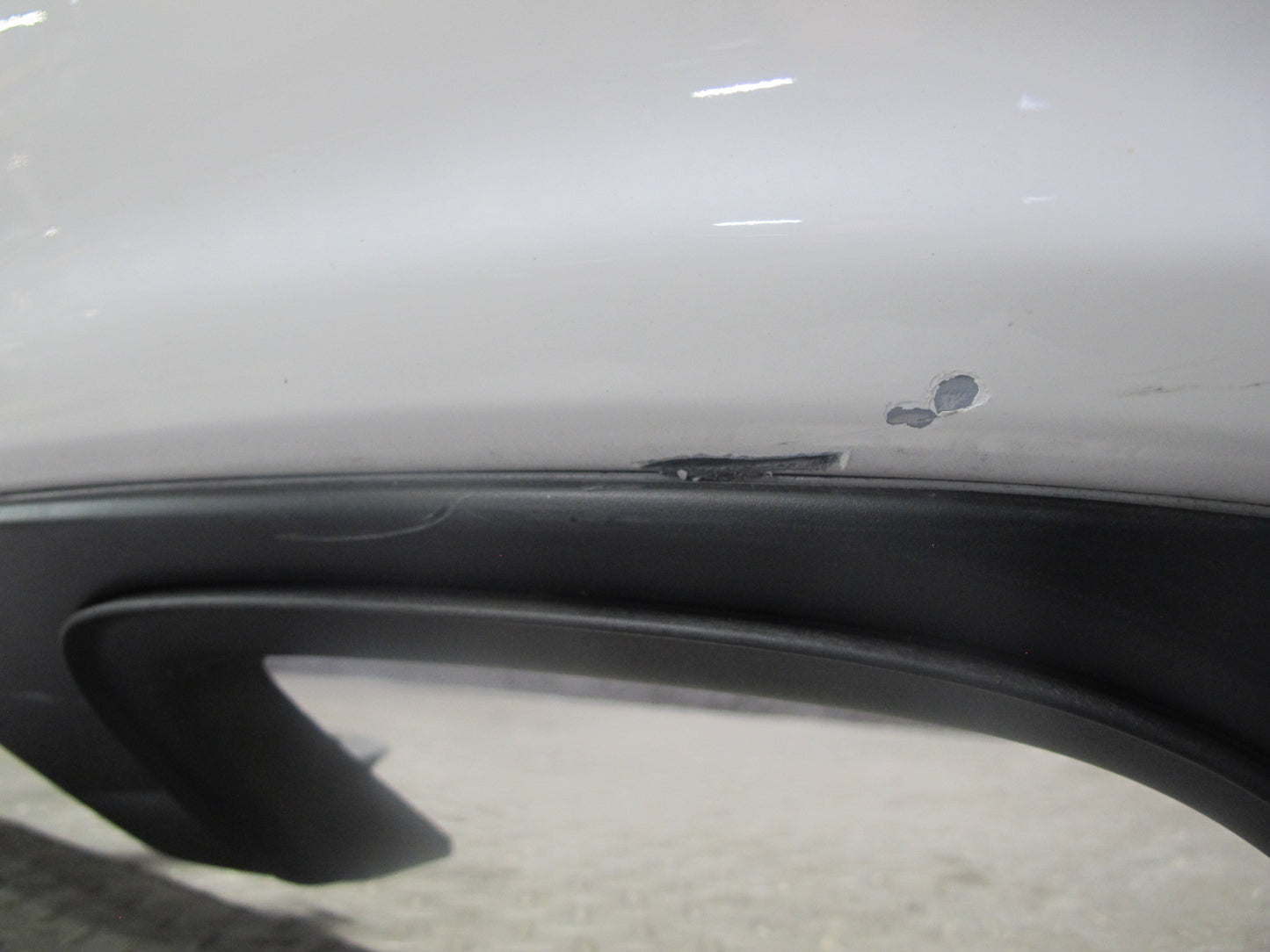 2010-2013 Porsche Panamera 970 Rear Bumper Cover Panel W/ Parking Sensors White