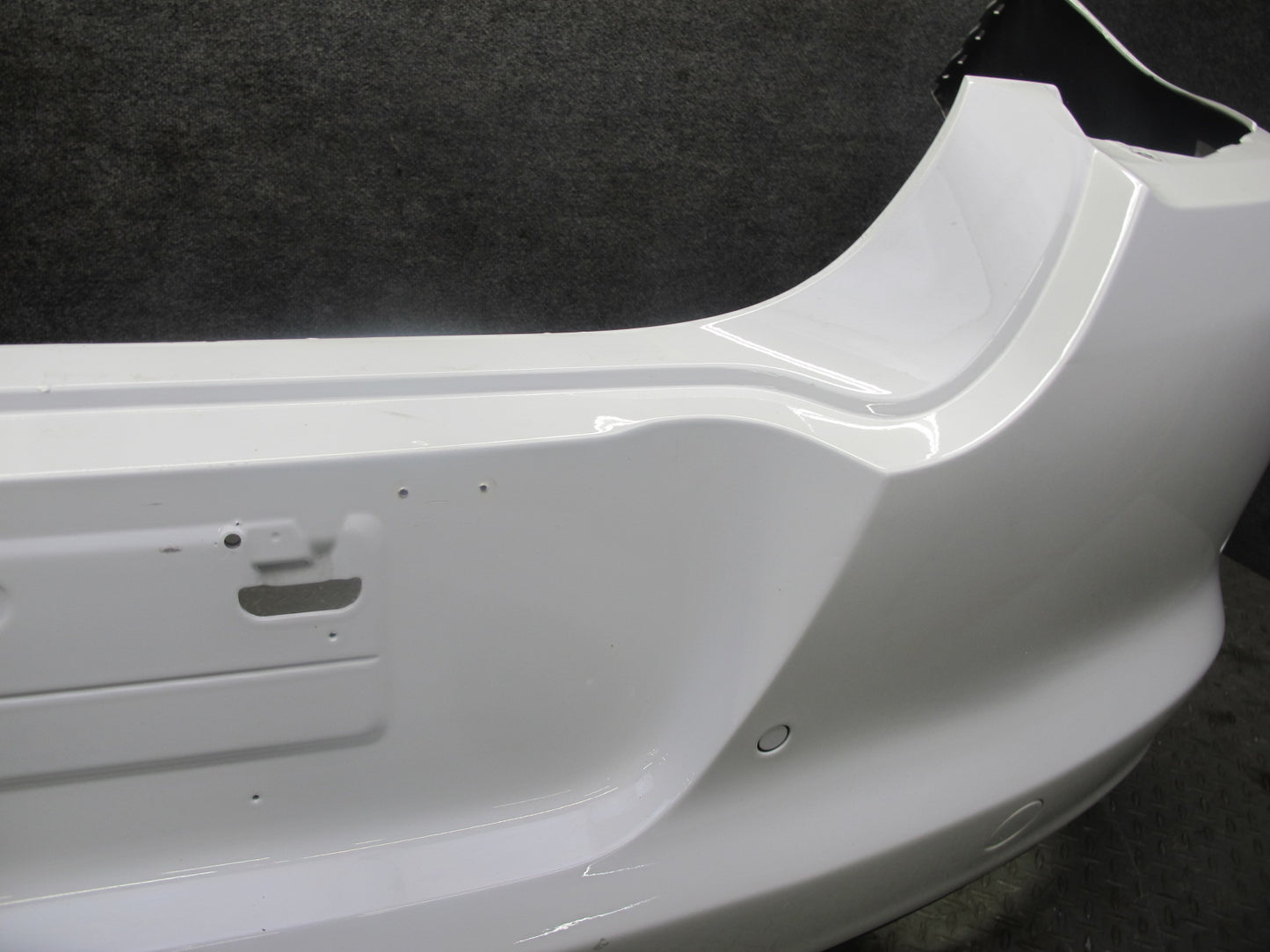 2010-2013 Porsche Panamera 970 Rear Bumper Cover Panel W/ Parking Sensors White