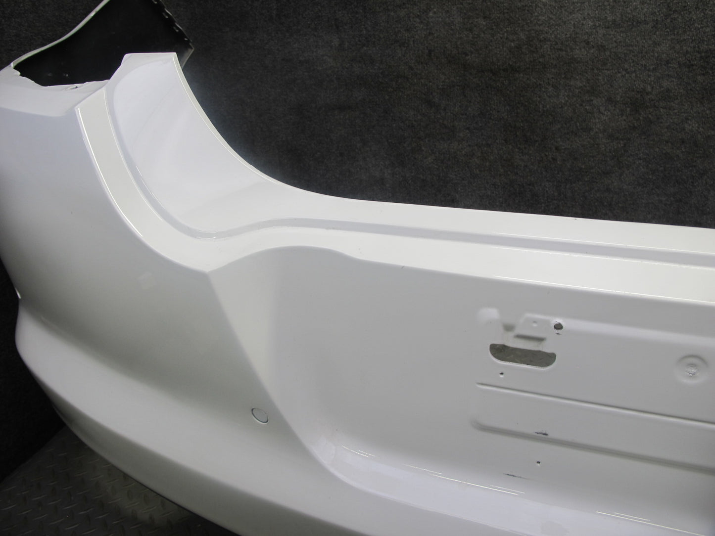 2010-2013 Porsche Panamera 970 Rear Bumper Cover Panel W/ Parking Sensors White