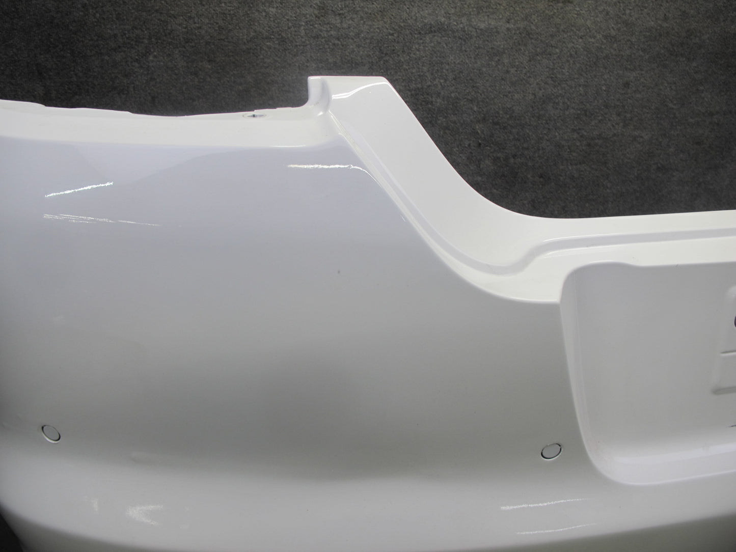 2010-2013 Porsche Panamera 970 Rear Bumper Cover Panel W/ Parking Sensors White