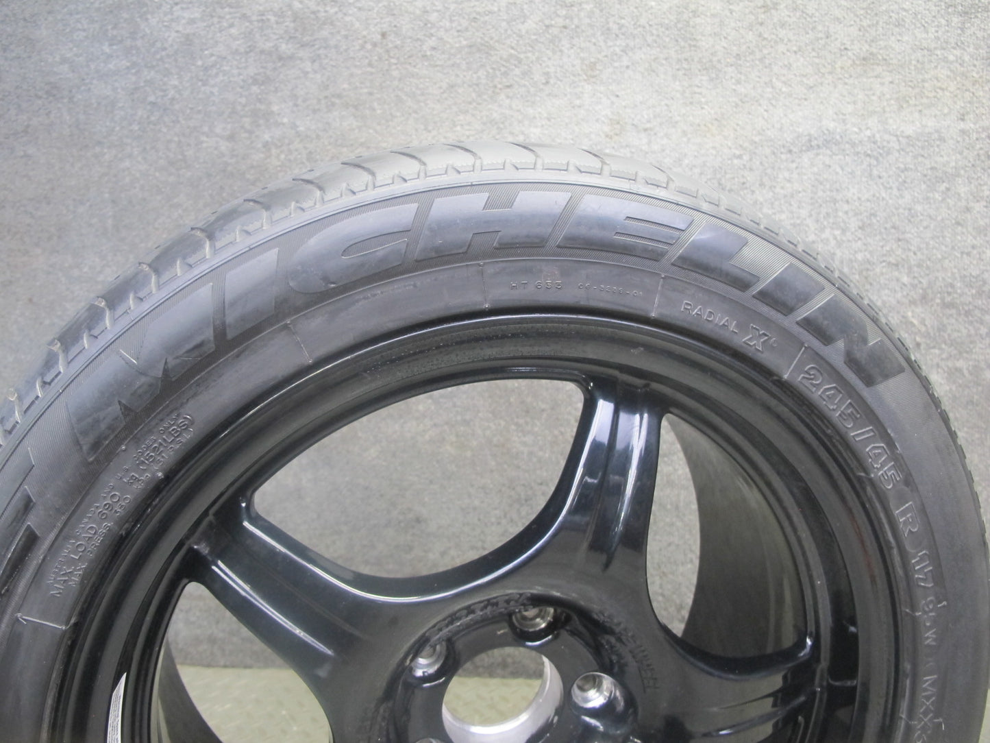 94-02 Mercedes R129 Sl-class Spare Tire R17" Alloy Wheel Rim 17x8.25 ET34 OEM
