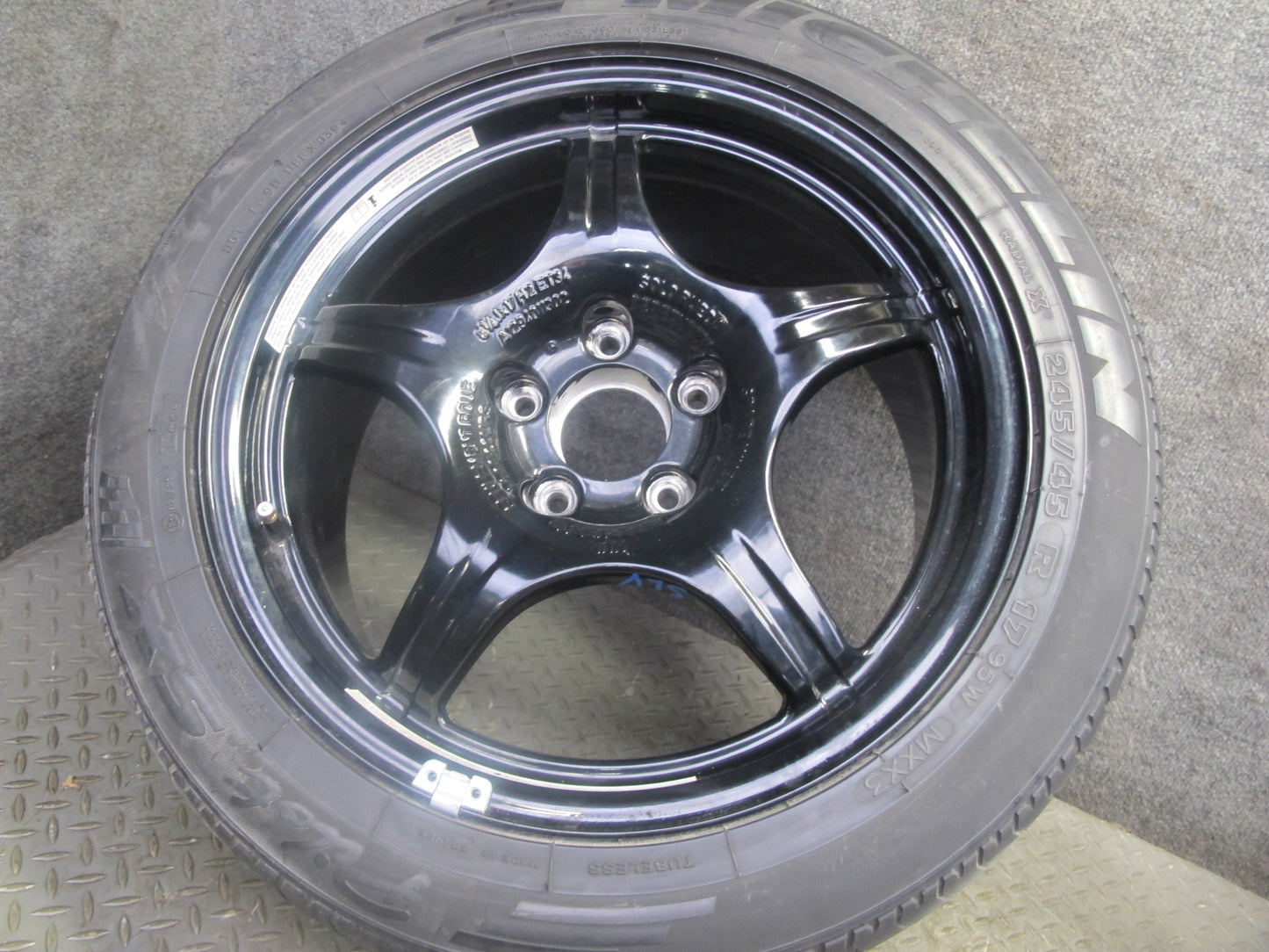 94-02 Mercedes R129 Sl-class Spare Tire R17" Alloy Wheel Rim 17x8.25 ET34 OEM