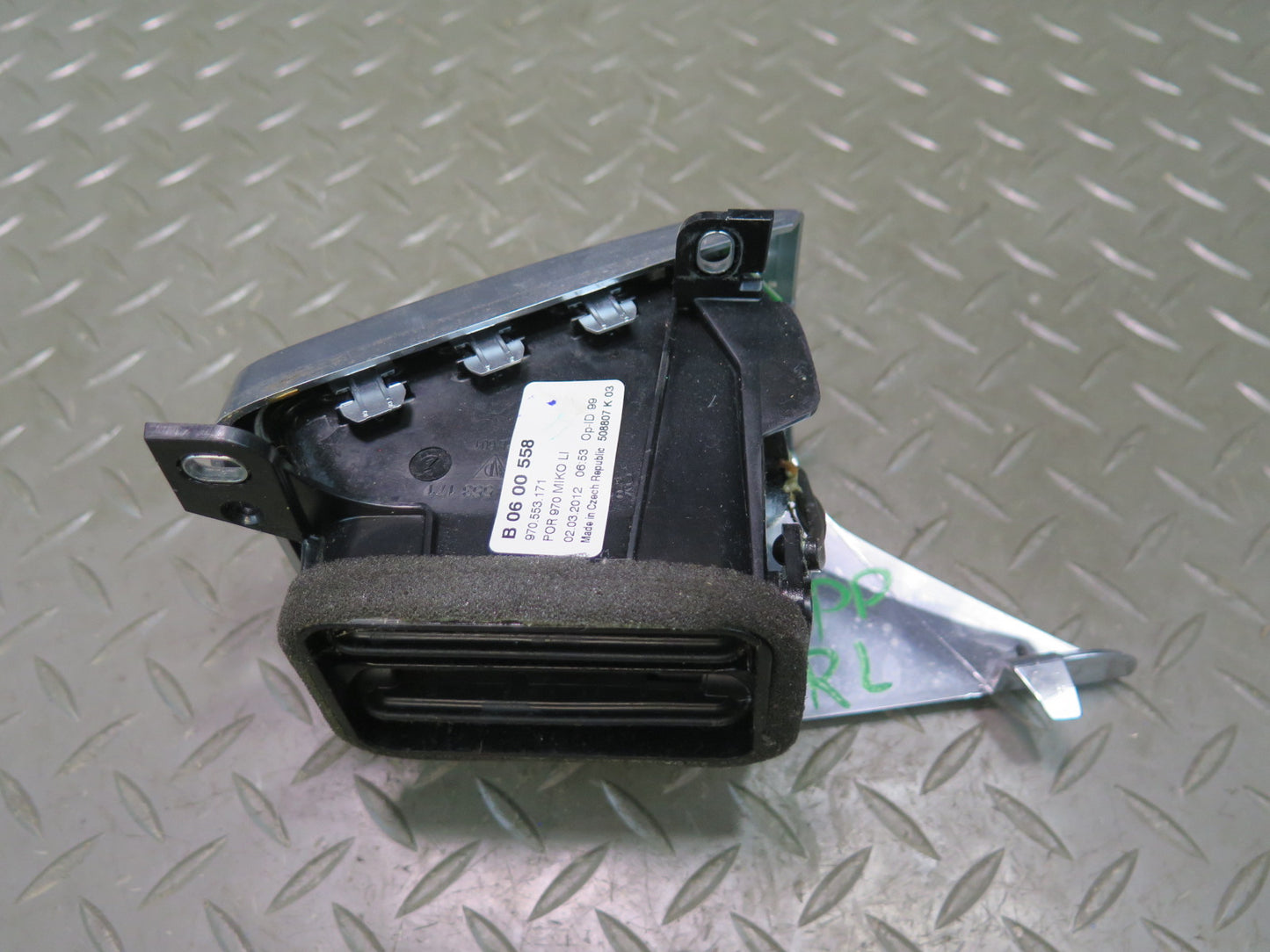 10-16 Porsche Panamera 970 Front Rear Left Right Dash A/C Heater Air Vent Set