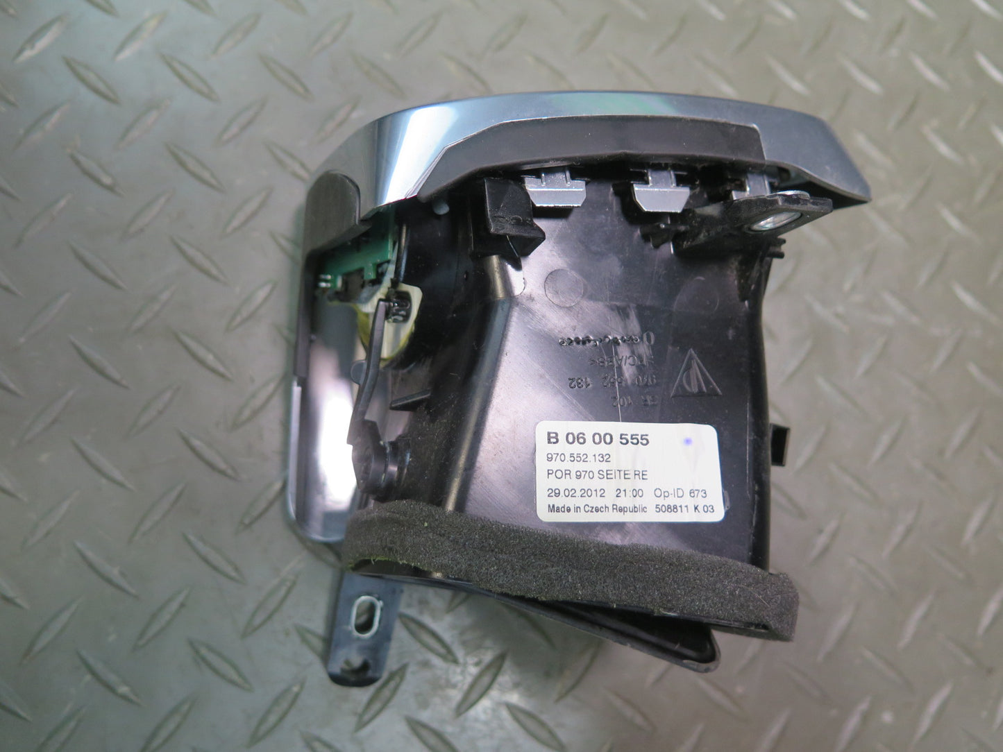 10-16 Porsche Panamera 970 Front Rear Left Right Dash A/C Heater Air Vent Set