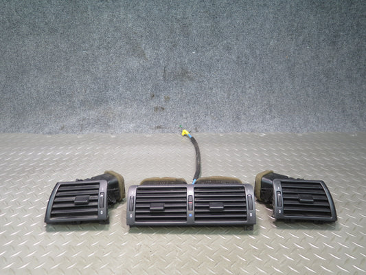 2001-2006 BMW E46 M3 3-SERIES Set of 3 Dash Front Left Center Right Air Vent