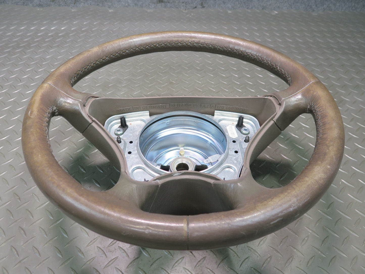 99-02 Mercedes R129 Sl-class Leather Steering Brown OEM