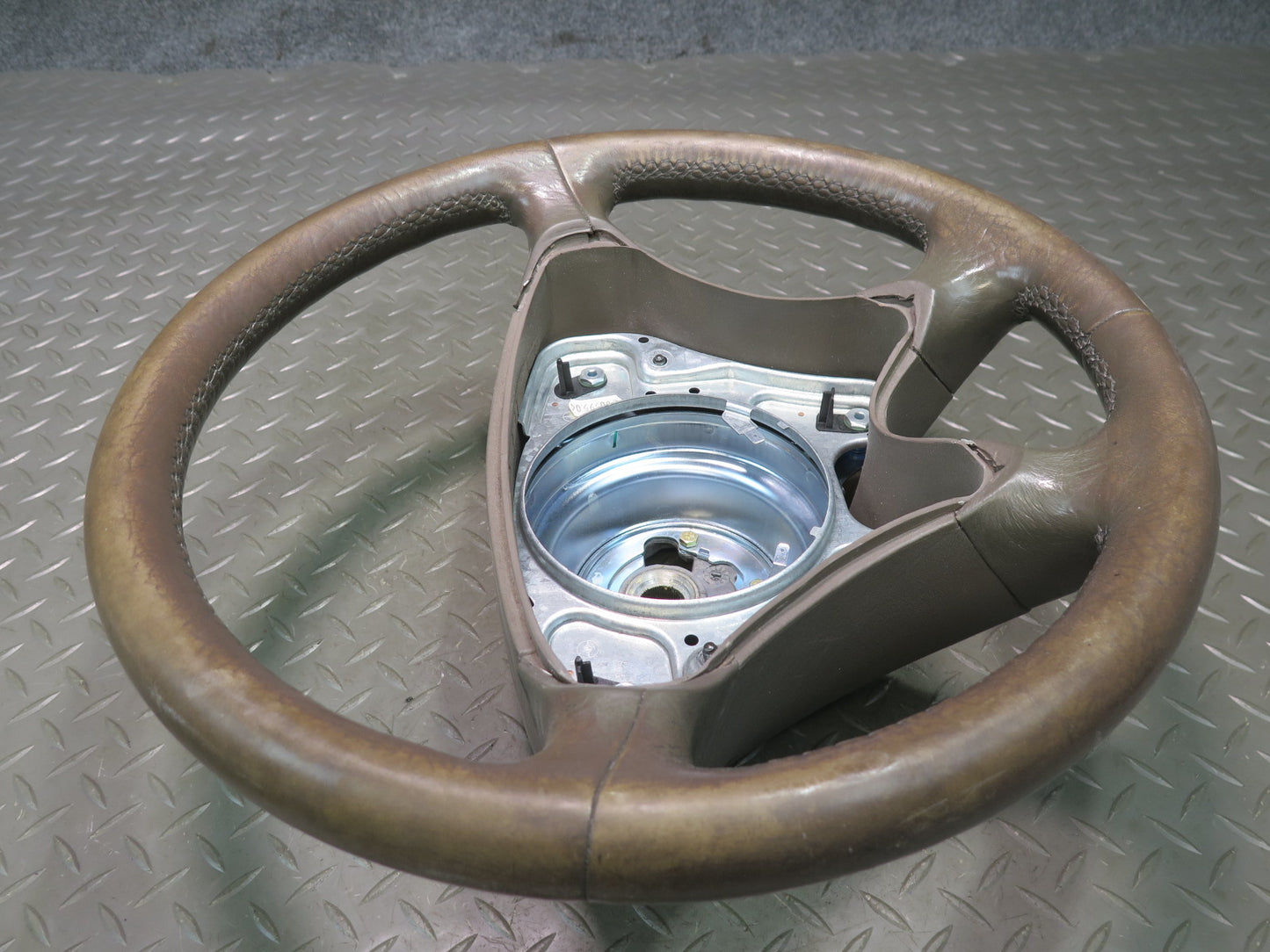 99-02 Mercedes R129 Sl-class Leather Steering Brown OEM