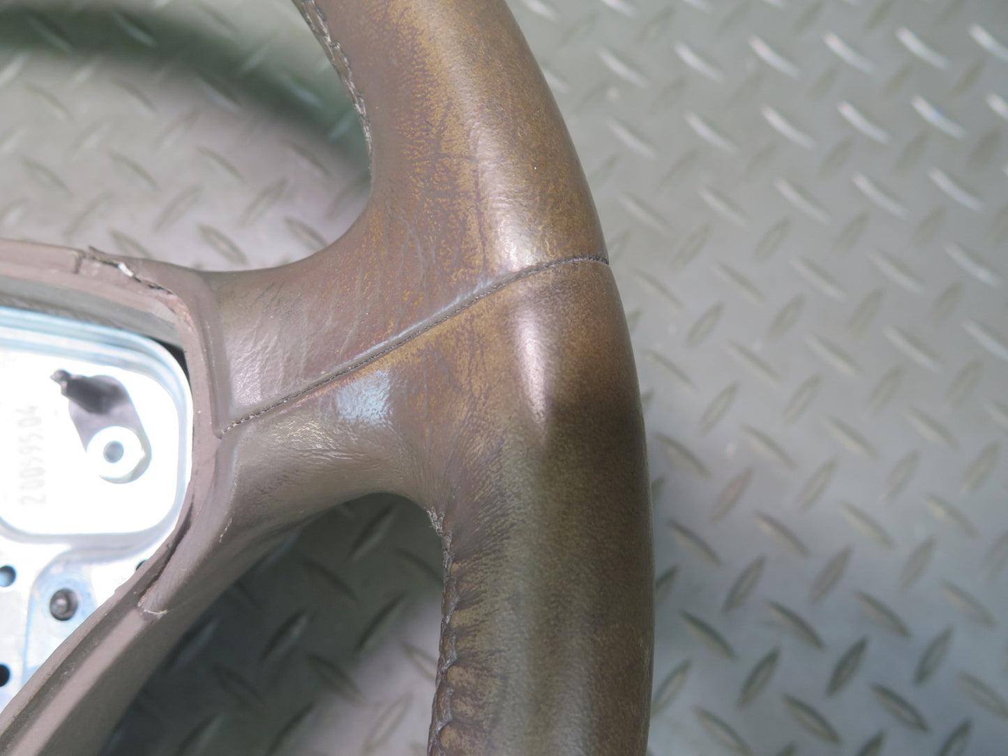99-02 Mercedes R129 Sl-class Leather Steering Brown OEM