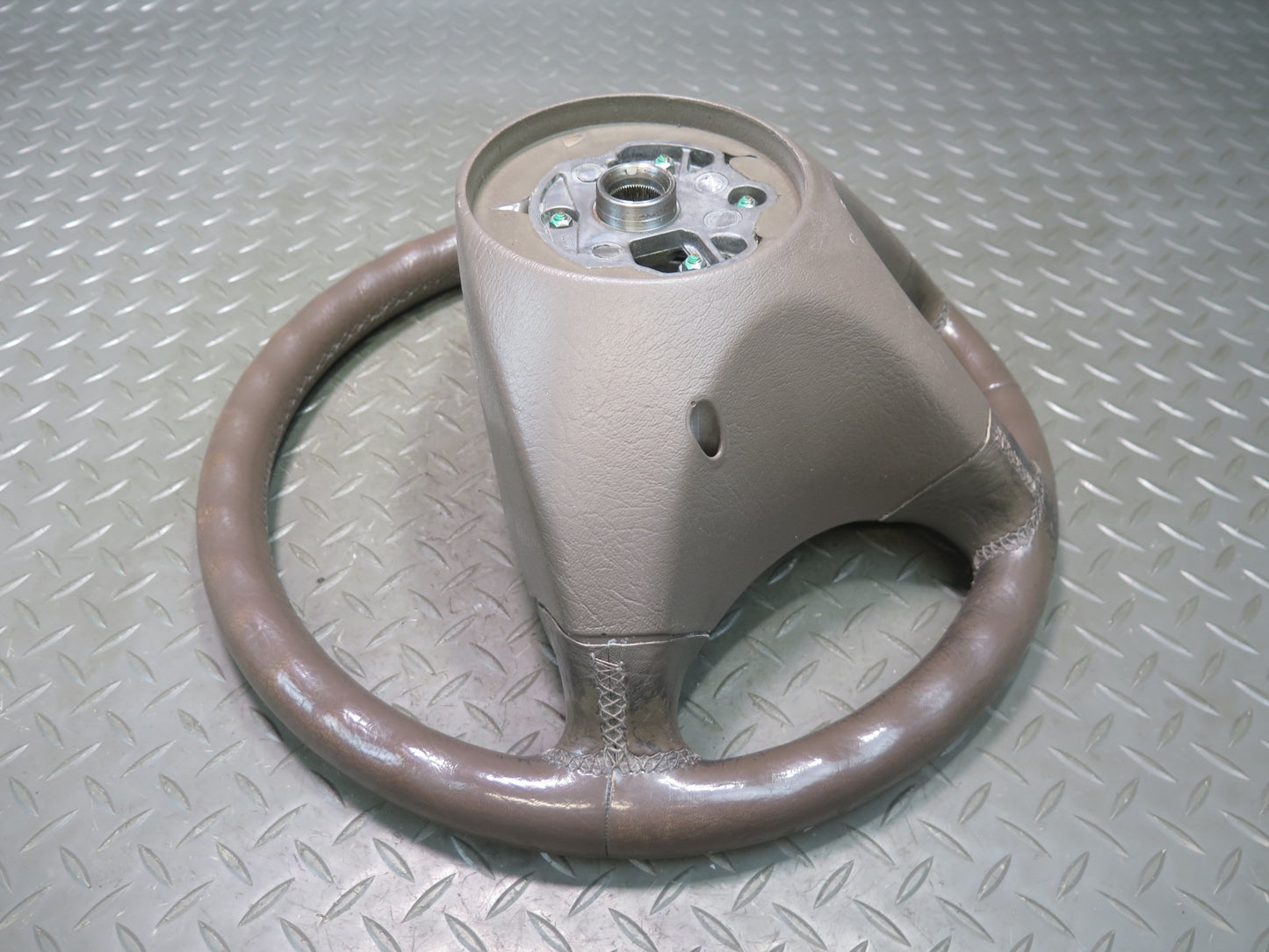99-02 Mercedes R129 Sl-class Leather Steering Brown OEM