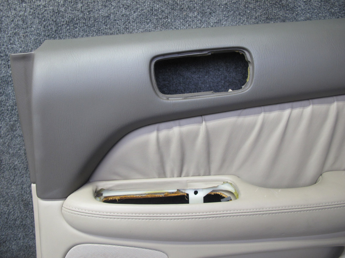 98-00 Lexus UCF20L LS400 Set of 2 Rear Door Interior Trim Cover Panel Ivory OEM