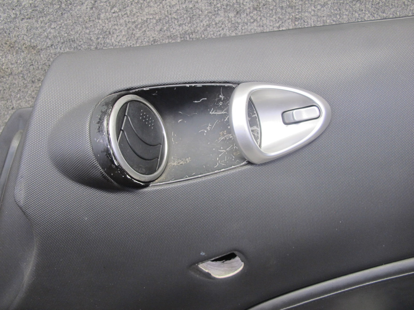 07-09 Nissan Z33 350Z Convertible Right Door Trim Cover Panel Black OEM