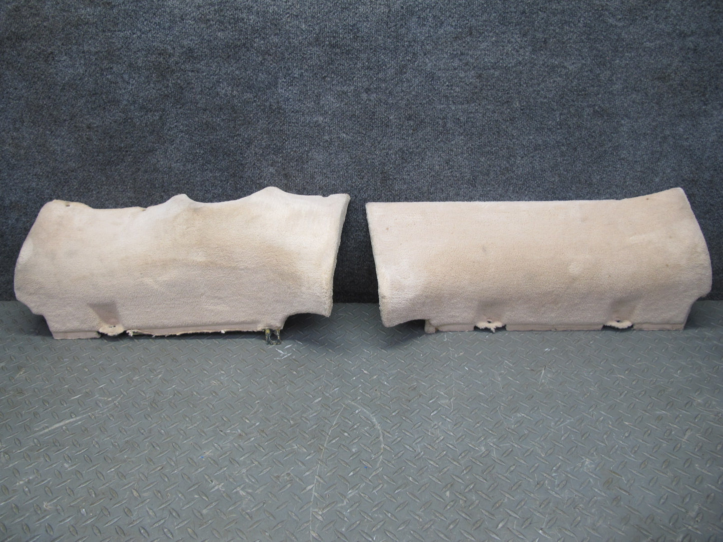 94-02 Mercedes R129 Sl-class Set of 2 Dash Front Lower Knee Trim Panel Beige OEM