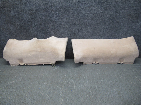 94-02 Mercedes R129 Sl-class Set of 2 Dash Front Lower Knee Trim Panel Beige OEM