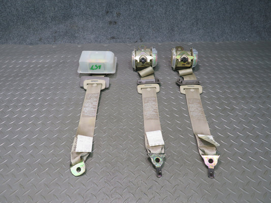 98-00 LEXUS LS400 UCF20 REAR LEFT CENTER RIGHT SIDE SEATBELT RETRACTOR SET OEM