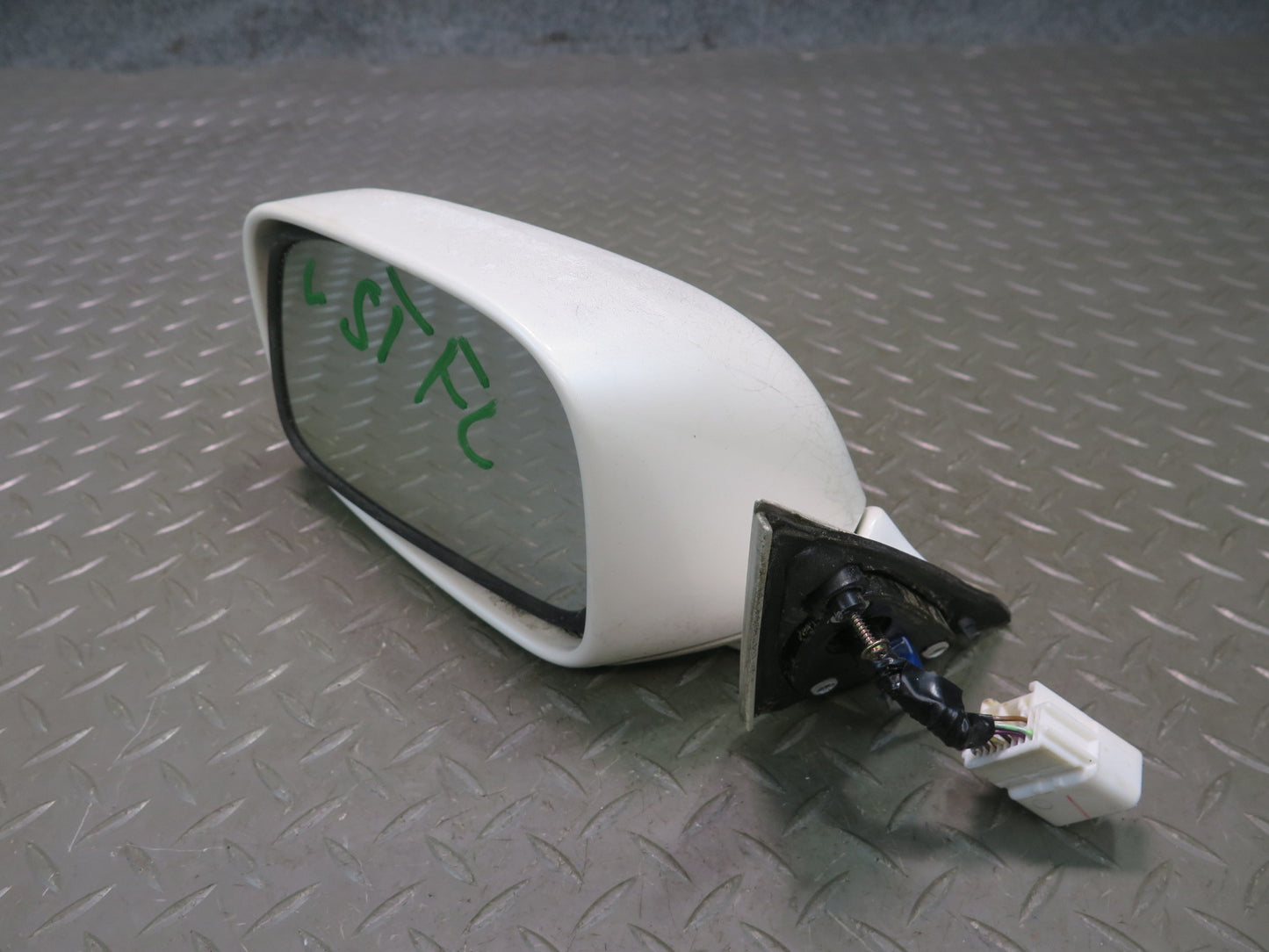 98-99 Lexus UCF20L LS400 Left Door Exterior Side View Heated Mirror White OEM