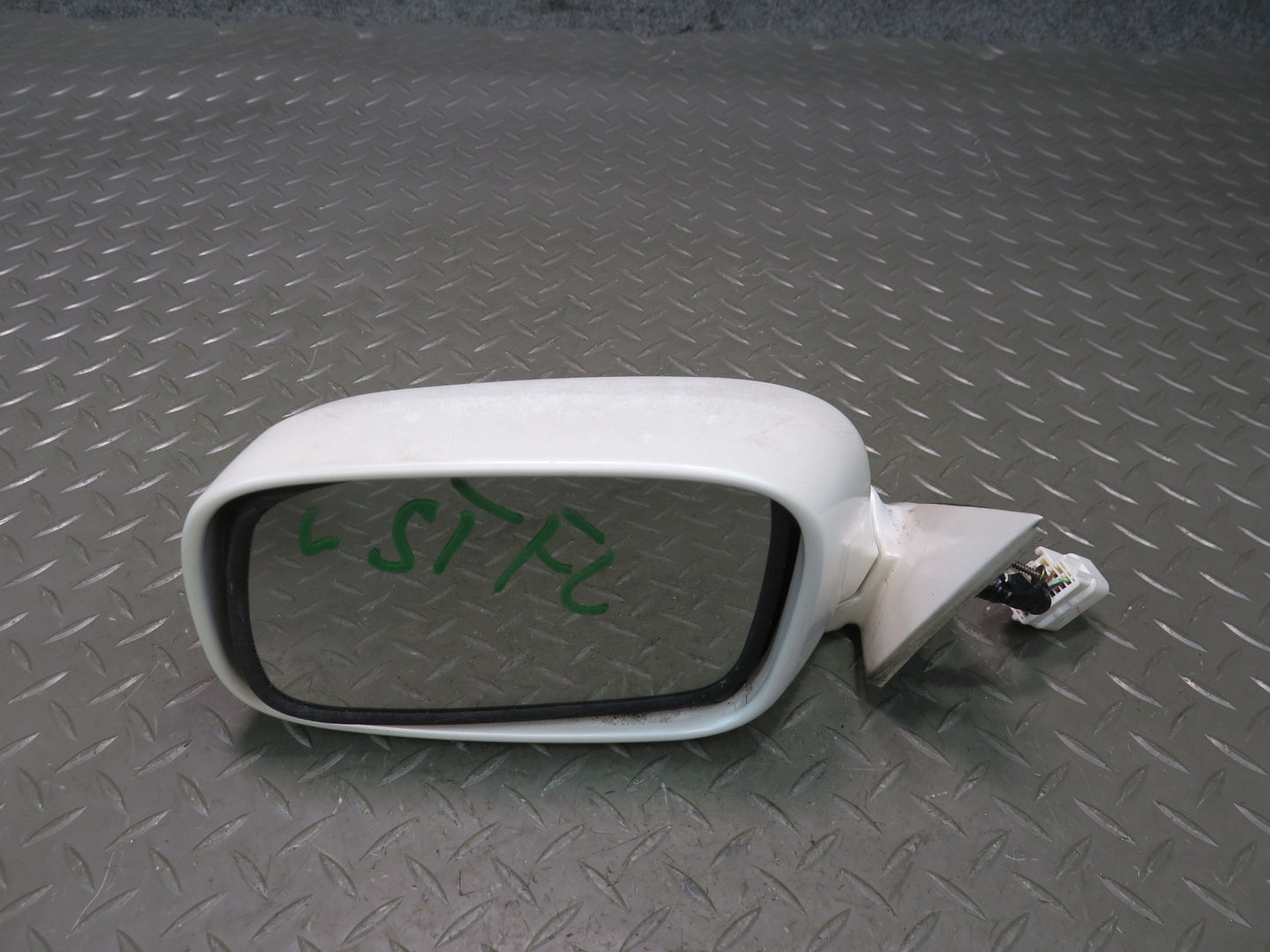 98-99 Lexus UCF20L LS400 Left Door Exterior Side View Heated Mirror White OEM