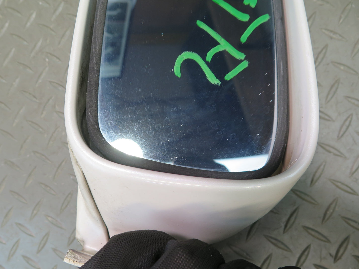 98-99 Lexus UCF20L LS400 Left Door Exterior Side View Heated Mirror White OEM