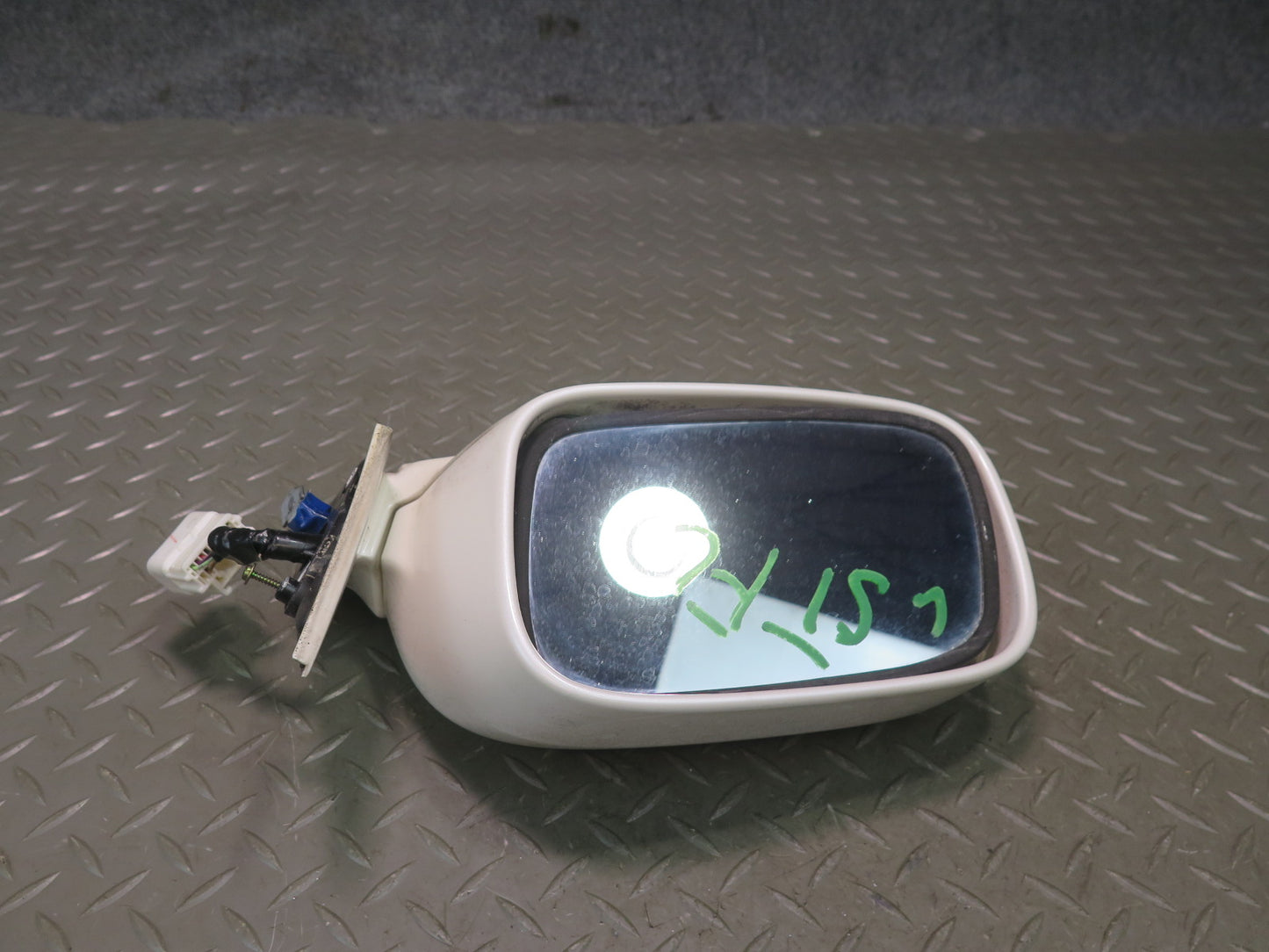 98-99 Lexus UCF20L LS400 Left Door Exterior Side View Heated Mirror White OEM