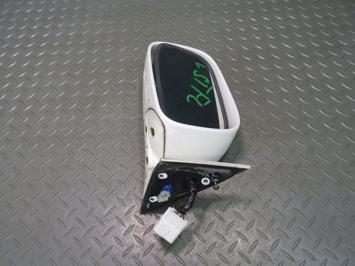 98-99 Lexus UCF20L LS400 Left Door Exterior Side View Heated Mirror White OEM