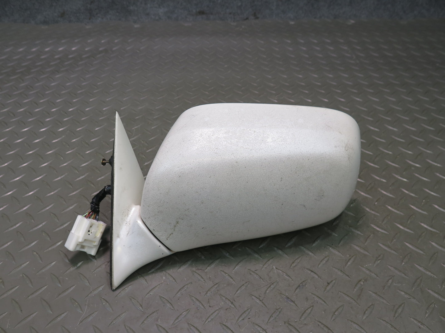 98-99 Lexus UCF20L LS400 Left Door Exterior Side View Heated Mirror White OEM