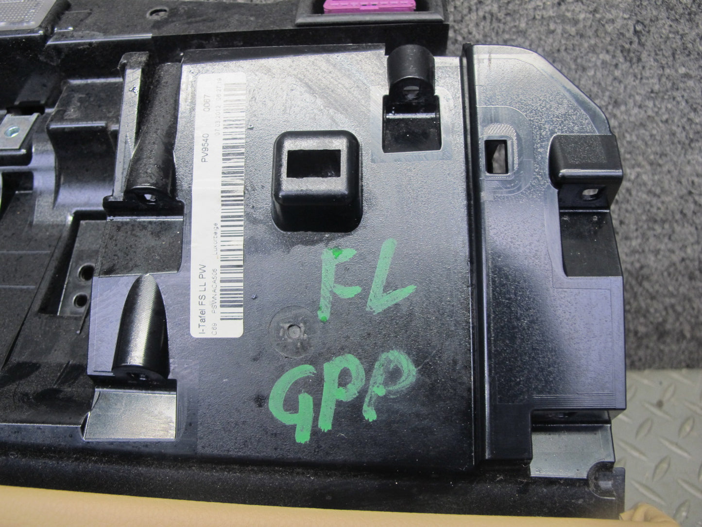 2010-2016 Porsche Panamera 970 Left Driver Dash Knee Lower Panel Cover Trim