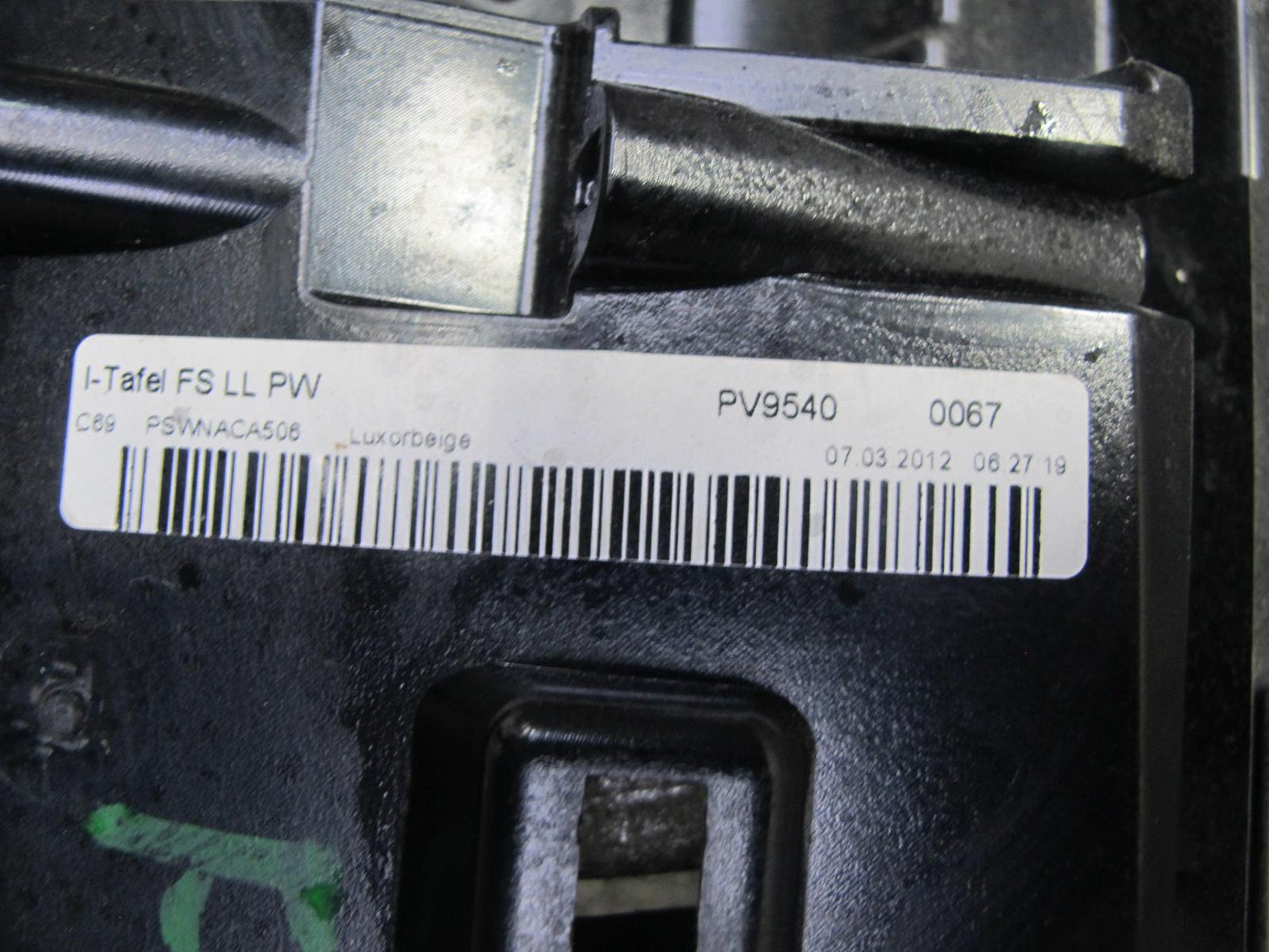 2010-2016 Porsche Panamera 970 Left Driver Dash Knee Lower Panel Cover Trim