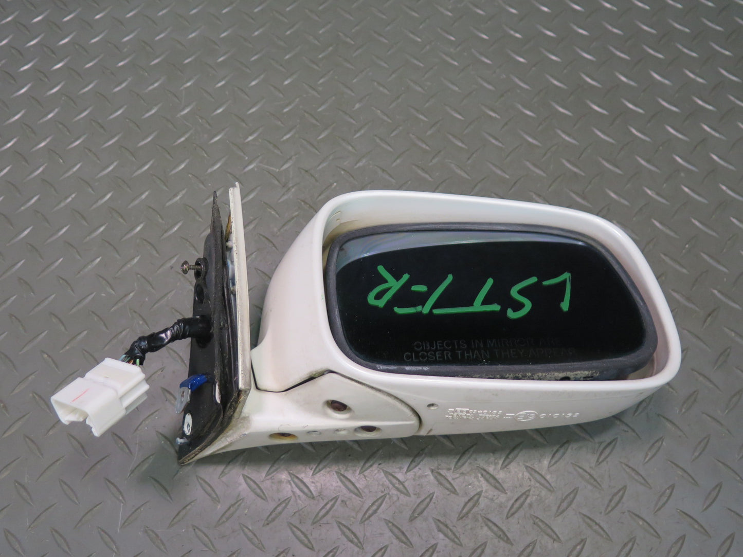 98-99 Lexus UCF20L LS400 Right Door Exterior Side View Heated Mirror White OEM
