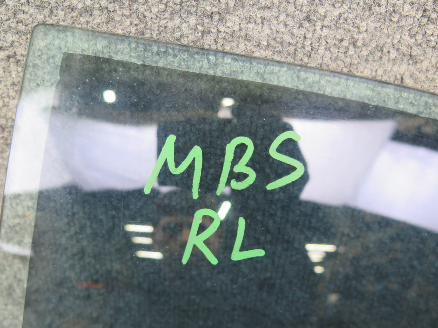 78-89 BMW E24 633CSI 635CSI Rear Left Quarter Glass Window Tinted OEM
