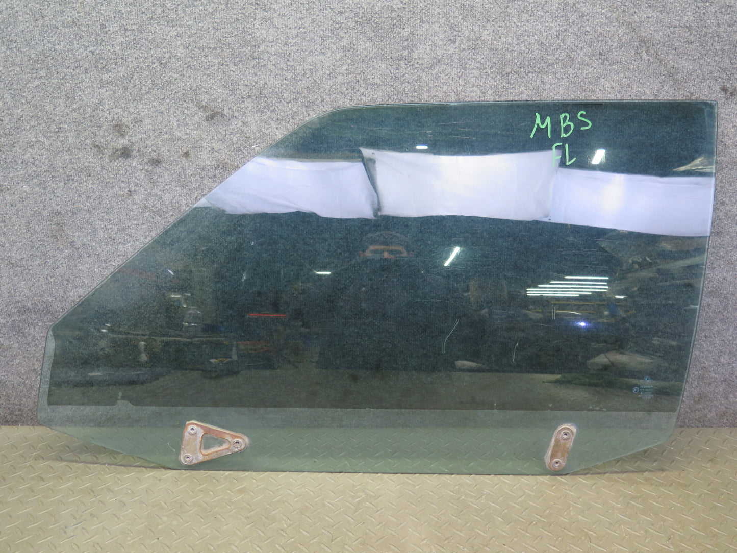 83-89 BMW E24 633CSI Front Left Driver Door Glass Window Tinted OEM