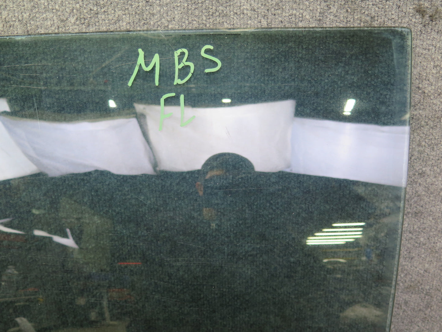 83-89 BMW E24 633CSI Front Left Driver Door Glass Window Tinted OEM