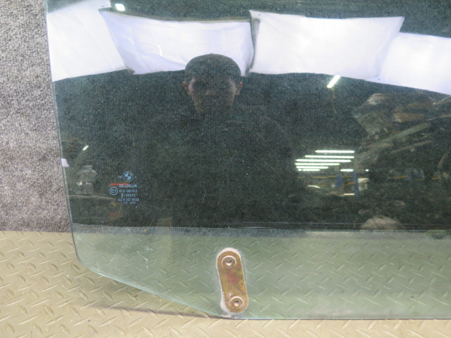 83-89 BMW E24 633CSI 635CSI Front Right Passenger Door Glass Window Tinted OEM