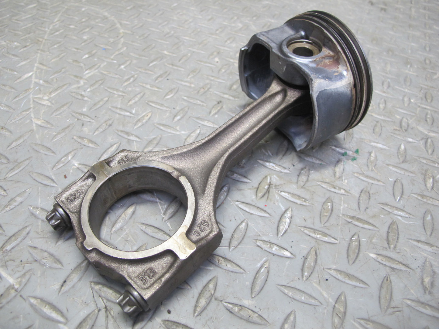 01-06 BMW E46 330CI M54 3.0L Set of 5 Engine Motor Piston w Connecting Rod OEM