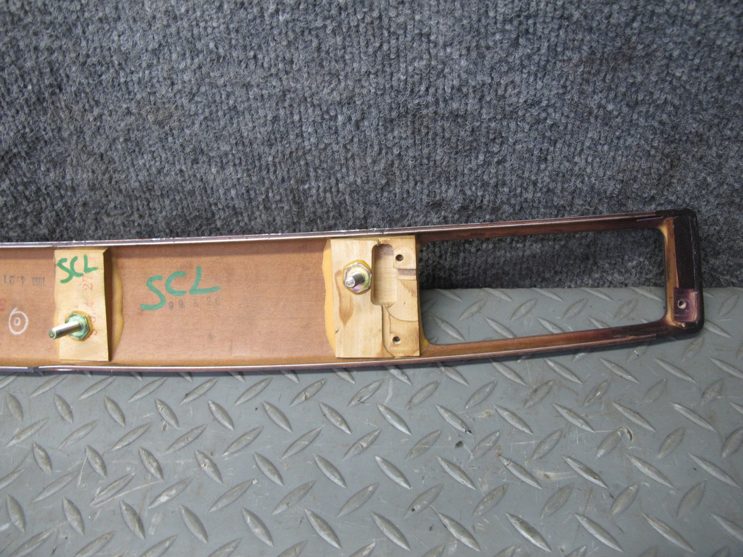 97-00 Lexus UZZ30L SC300 SC400 Dash Front Right Wood Trim Cover Panel OEM