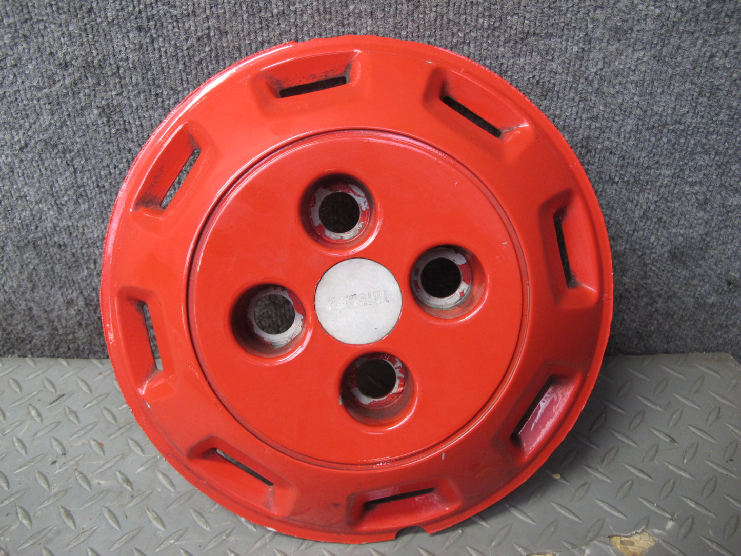 75-82 Triumph TR7 Set of 3 Wheel 13" Hubcap Trim Cover w Bolts OEM