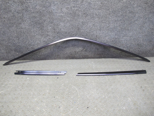 94-02 Mercedes R129 Right Door Window Roof Hard TOP Chrome Trim Molding Set OEM