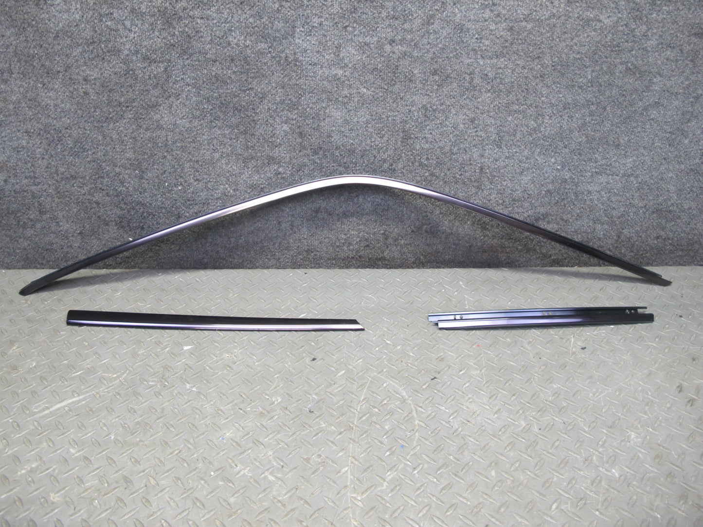 94-02 Mercedes R129 Left Door Window Roof Hard TOP Chrome Trim Molding Set OEM