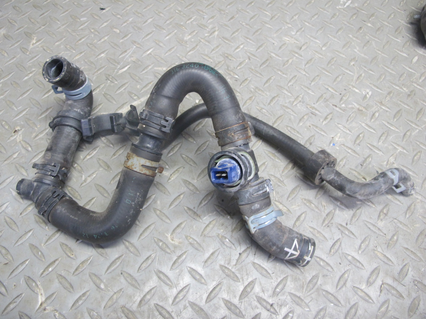 02-03 VW Eurovan T4 2.8L AXK Engine Radiator Coolant Hose Pipe Line Set OEM