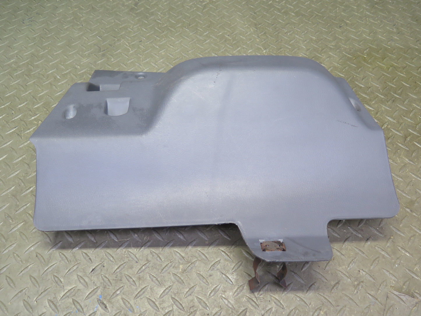 86-89 Toyota Supra MK3 Front Left Under Dash Lower Knee Trim Panel Gray OEM