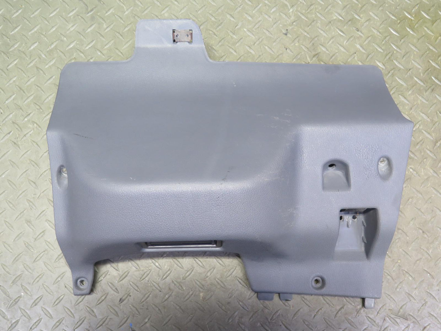 86-89 Toyota Supra MK3 Front Left Under Dash Lower Knee Trim Panel Gray OEM