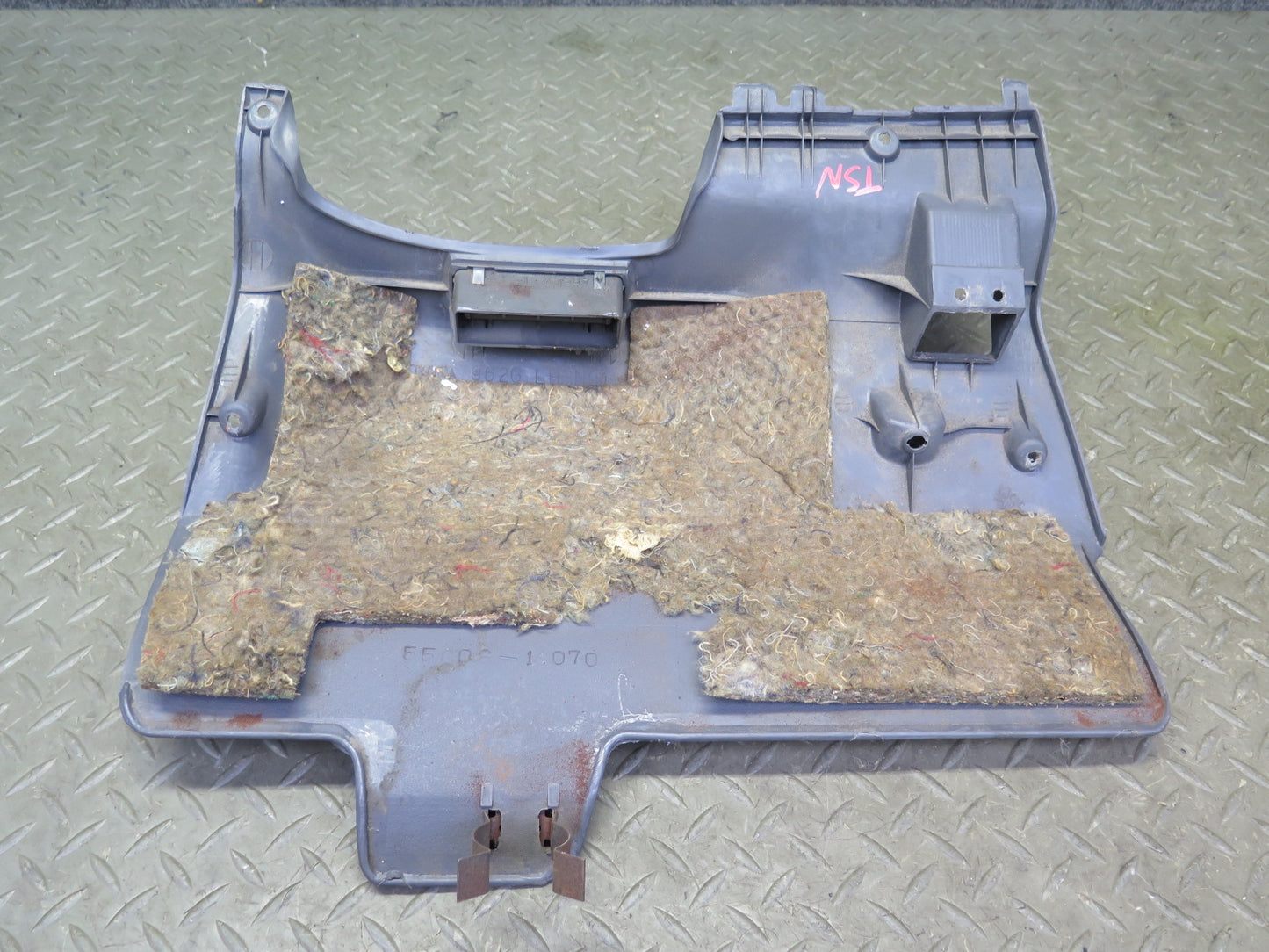 86-89 Toyota Supra MK3 Front Left Under Dash Lower Knee Trim Panel Gray OEM