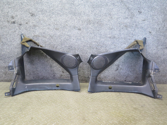 87-89 Toyota AW15 MR2 Set of 2 Rear Quarter Window Interior Trim Cover Panel OEM