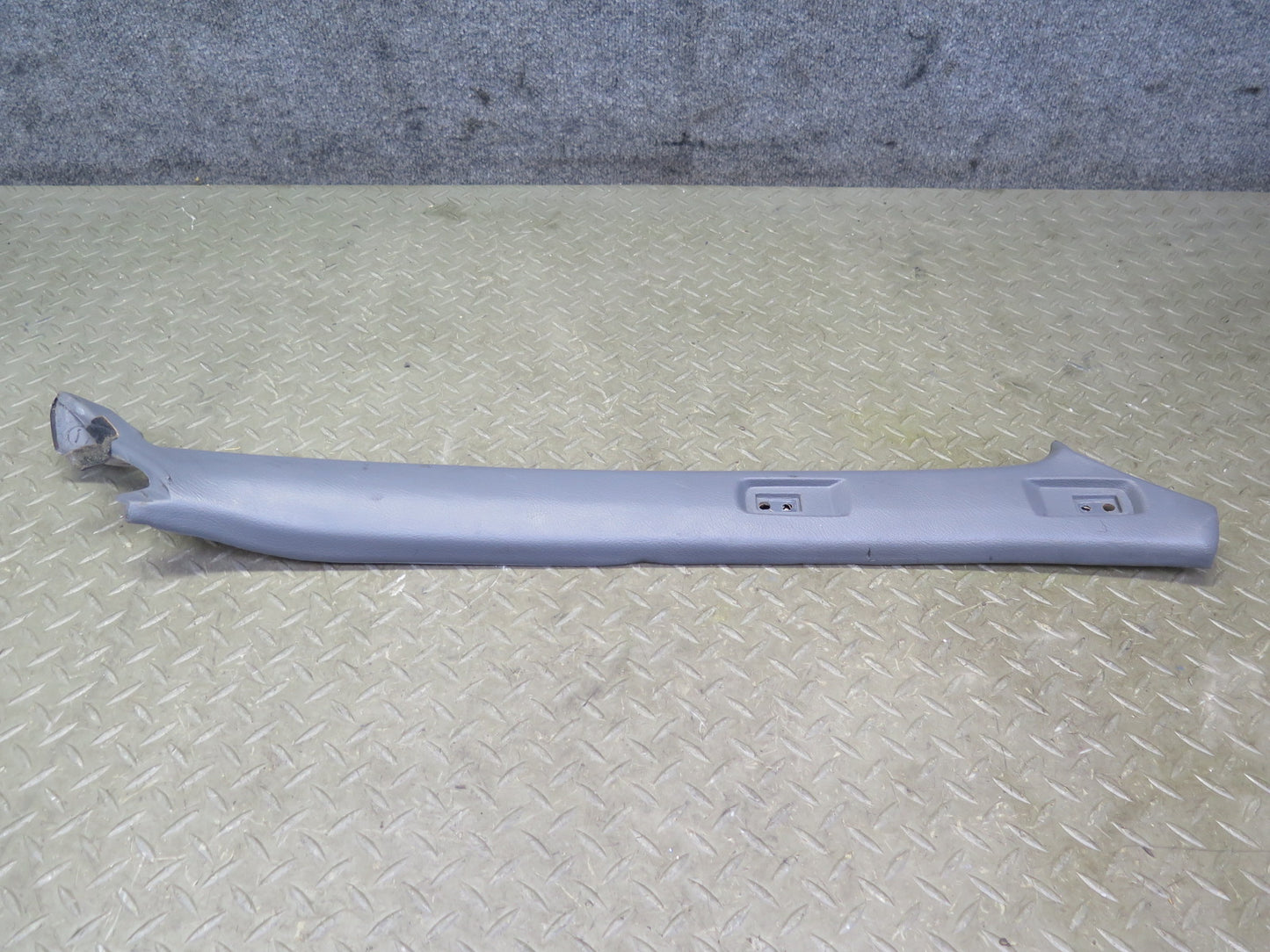 86-92 Toyota Supra MA70L Set of 2 Front Interior A Pillar Trim Panel Gray OEM