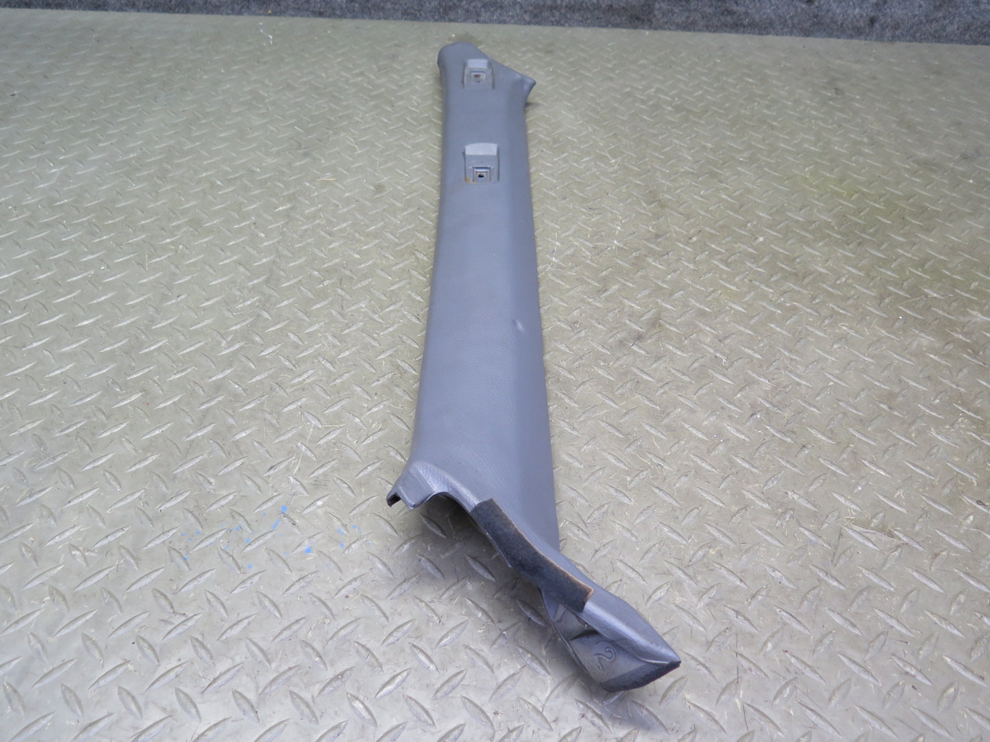 86-92 Toyota Supra MA70L Set of 2 Front Interior A Pillar Trim Panel Gray OEM