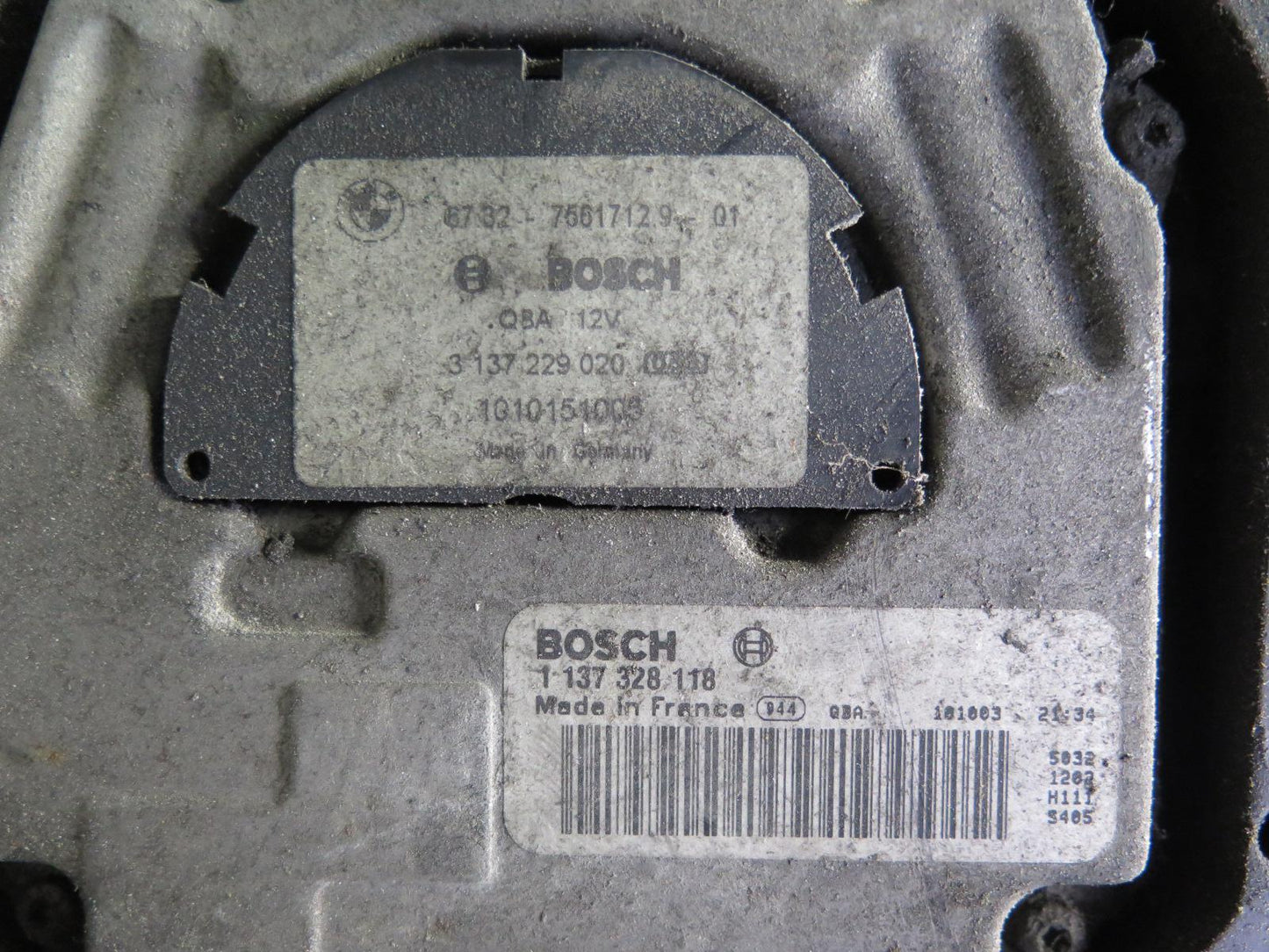 07-13 BMW E90 E93 335i N55 M/T Engine Radiator A/C Condenser Oil Cooler Fan OEM