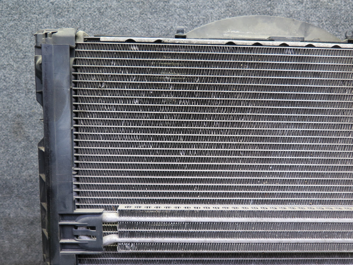 07-13 BMW E90 E93 335i N55 M/T Engine Radiator A/C Condenser Oil Cooler Fan OEM