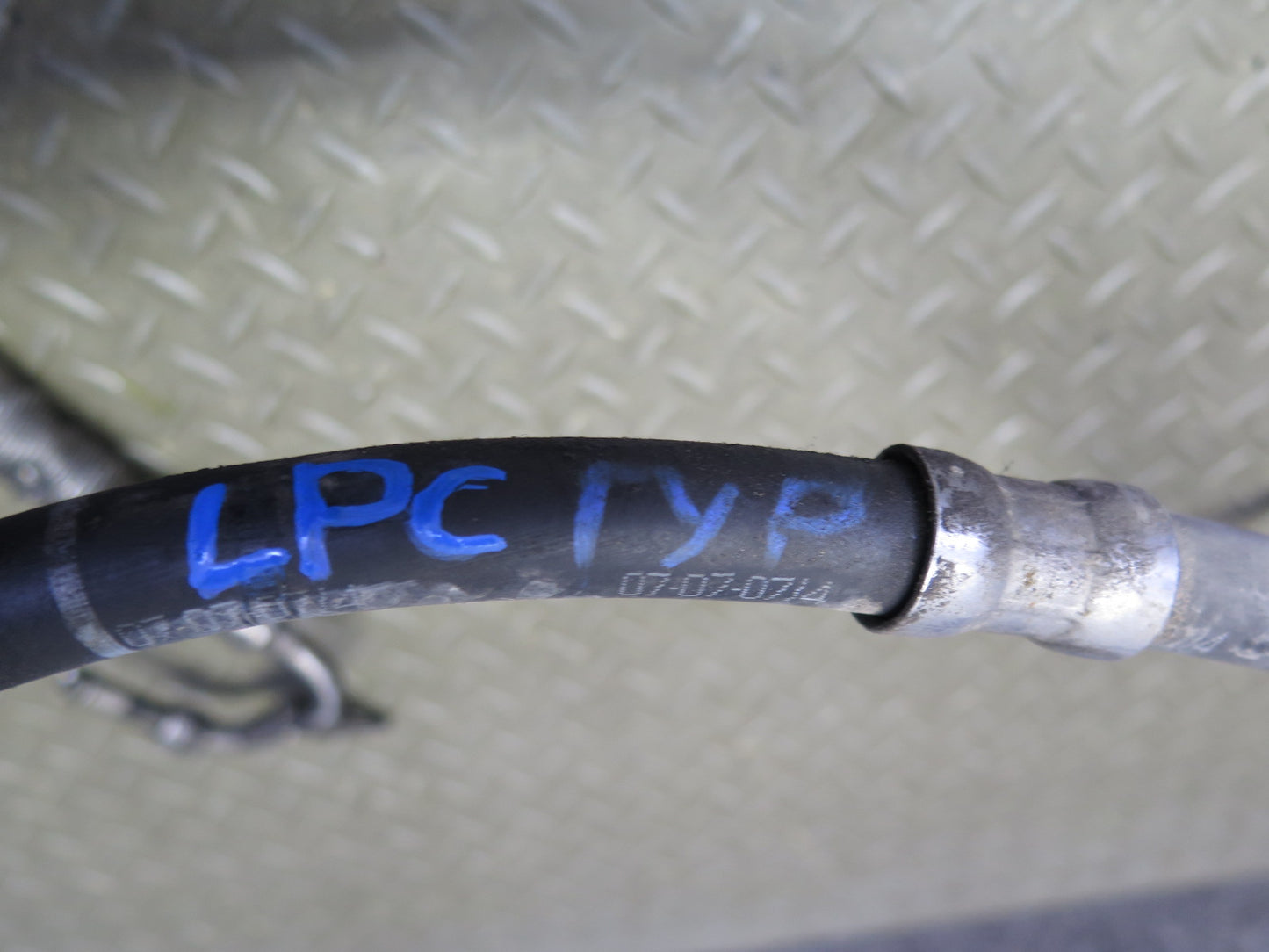 08-10 Porsche Cayenne 957 4.8L Power Steering Hose Pipe Line Set of 2